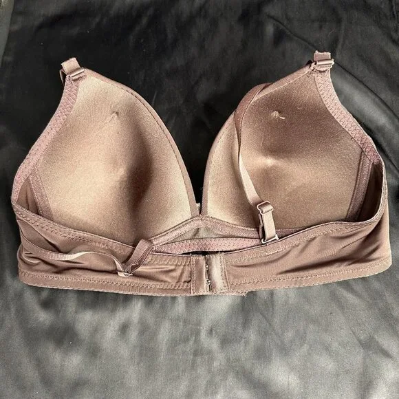 Angelina Chocolate Bra Adjustable Straps Convertible Removable Straps Wireless - Picture 8 of 12
